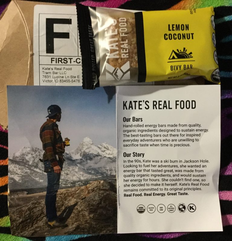 Free Kate’s Real Food Lemon Coconut bar
