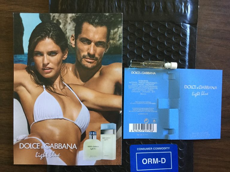 Free Dolce Gabbana Light Blue Fragrance Sample