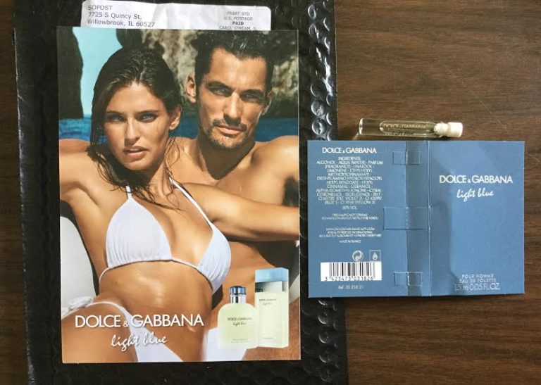 Free Dolce & Gabbanna Light Blue Fragrance Sample