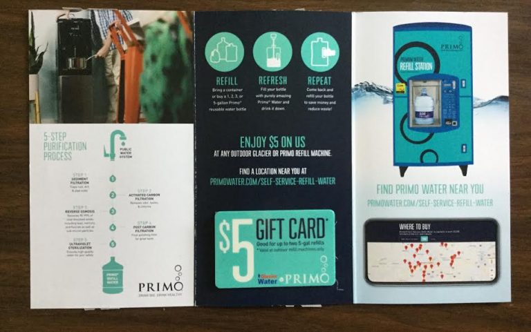 Free $5  Primo Water Gift Card