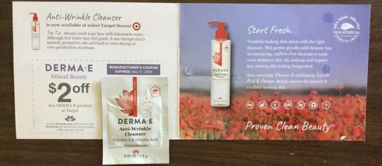 Free Derma-E Anti-Wrinkle Cleaner