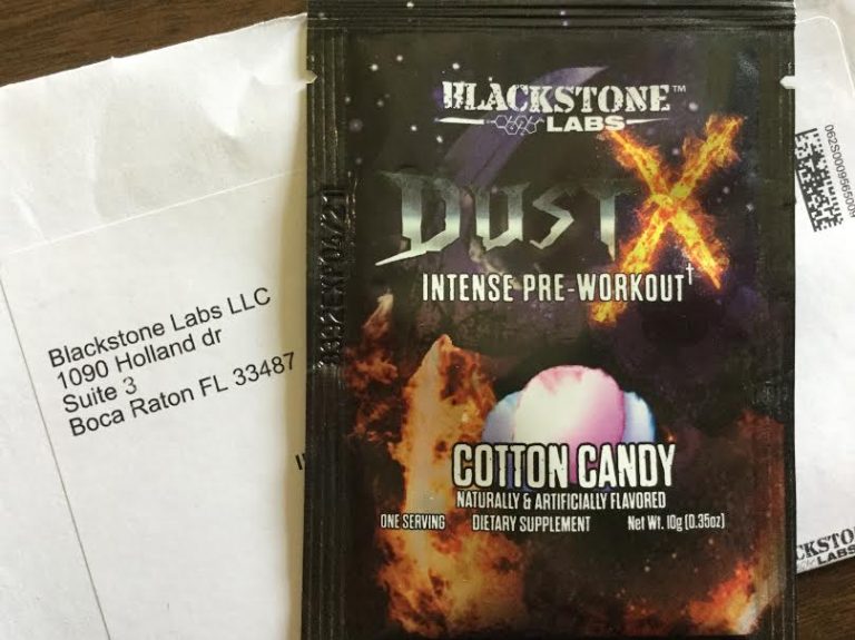 Free #BlackstoneLabs Dust X Cotton Candy intense pre-workout Sample