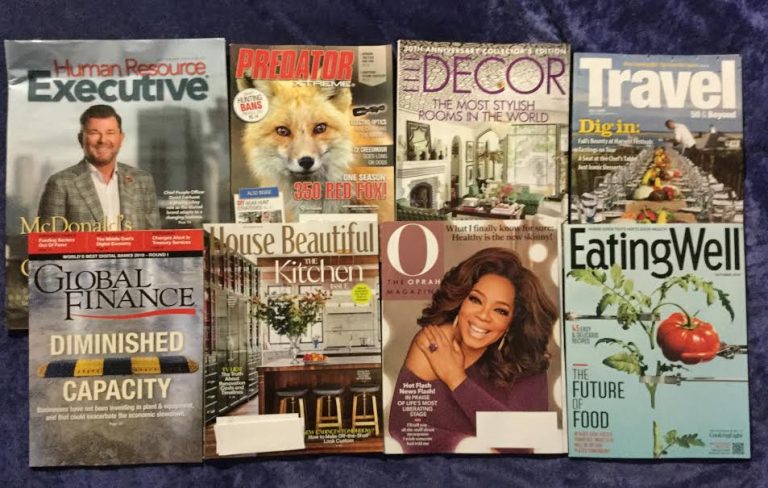 📬9-16-2019 FREE mail 🕴Human Resource Executive 🐕Predator Extreme 🛏 Elle Decor 🗺 Travel 50 & Beyond 🚦Global Finance   🔪House Beautiful 🎃 O 🍅 Eating Well