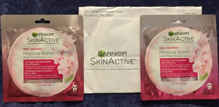 Free Garnier Skin Active Moisture Bomb Sheet Mask