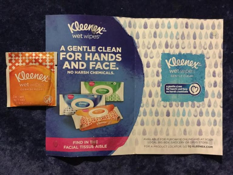 Free Kleenex wet wipes