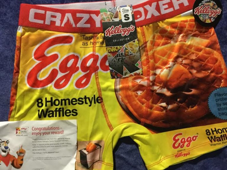 Free Crazy Boxers using Kellogg’s Family Rewards  points