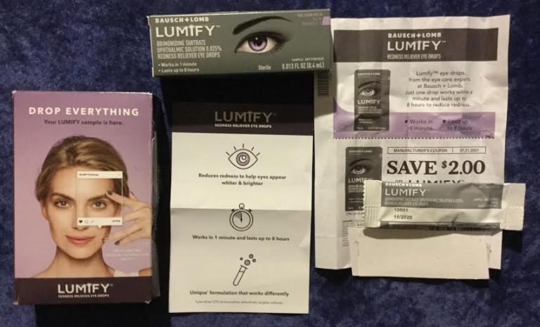 Free LUMIFY Redness Reliever Eye Drops