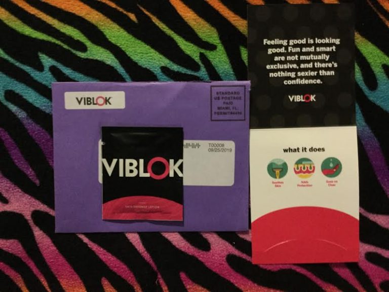 Free Viblok skin defense lotion Sample