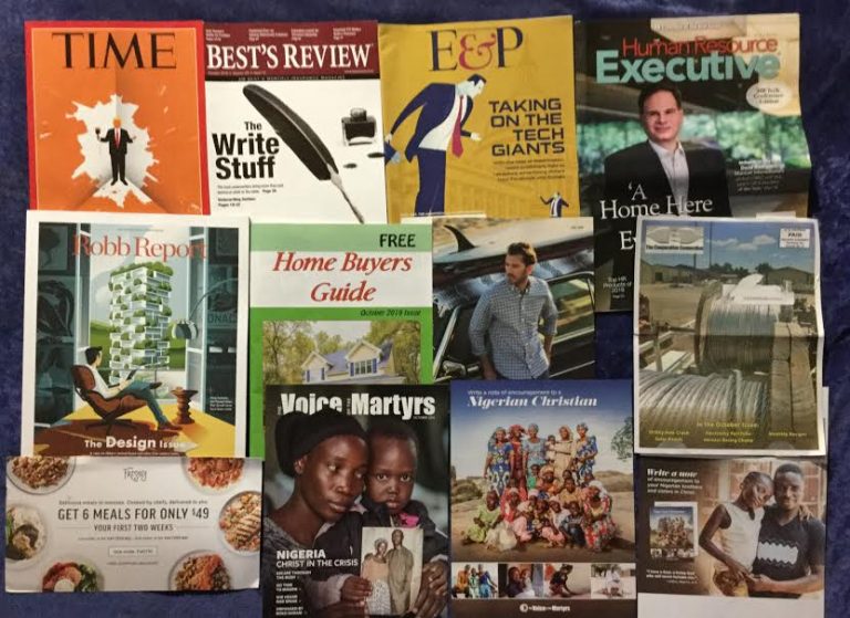 📬 10-01-2019 FREE mail ⏳Time 🔏 Best’s Review 🤑 E & P 🕴Human Resource Executive 🏘 Robb Report 🏚Home Buyers Guide 🔌 The Cooperative Connection 🍲 Freshly offer ⛪ The Voice of the Martyrs 🎃