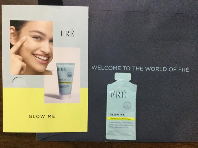 Free FRE Glow Me Tented Defense Moisturizer Sample