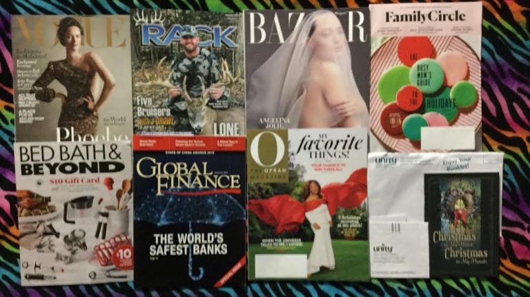 📬 11-16-2019 FREE mail 👗 Vogue 🏹 Rack 👰 Harper’s Bazaar 🍪 👪 Family Circle 🛏 Bed Bath & Beyond ☔ Global Finance 👼 O 🎄 Christmas in My Heart Christmas in My Hands 📚