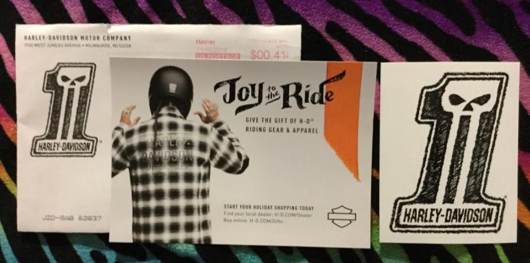 Free  Joy to the Ride 1 #HarleyDavidson Sticker