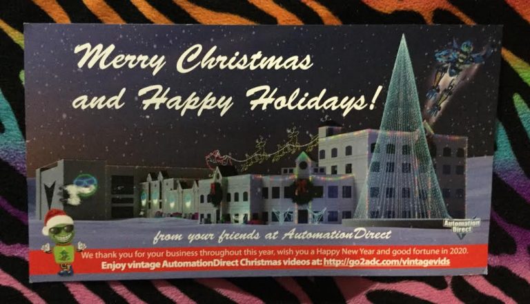 Christmas 🎄 card from Automation Direct