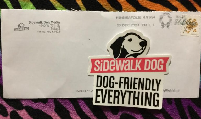 Free  Sidewalk Dog Dog-Friendly Everything sticker