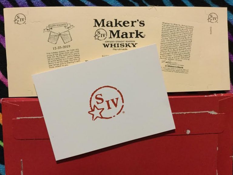 Free  Makers Mark personalized label