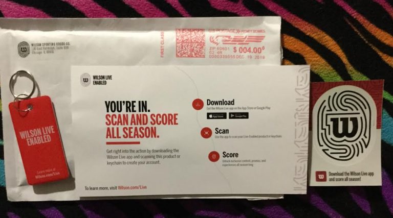 Free Wilson Live Enabled Keychain