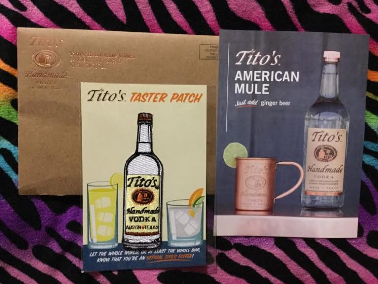 Free Tito’s Vodka  Titos Taster Patch