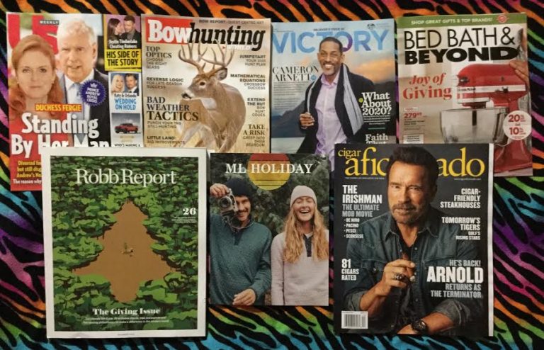 📬 12-09-2019 FREE mail 👪 US weekly 🏹 Bow Hunting  ⛪ Believer’s Voice of Victory 🛏 Bed Bath & Beyond 🎄 Robb Report 🎽 ML Holiday  🚬 Cigar Aficionado 📚