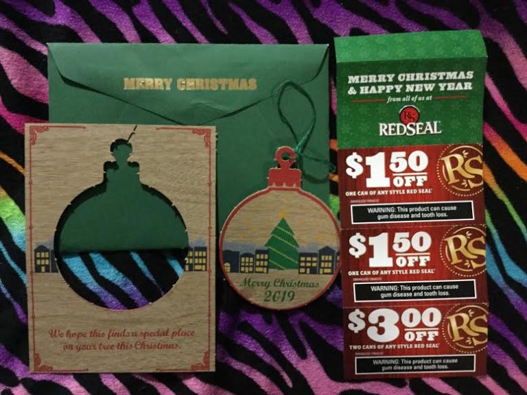 Free Red Seal Christmas Ornament