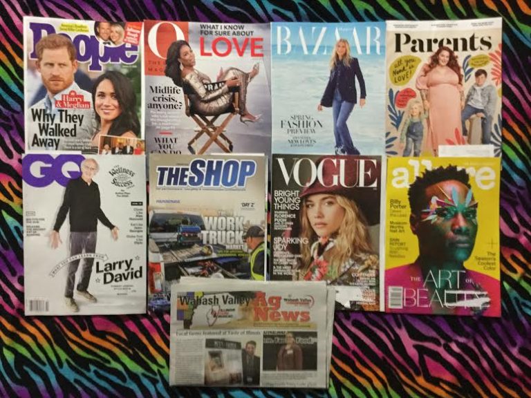 📬 01-17-2020 FREE mail 👪 People 💺 O 🏖 Harper’s Bazaar 👗 Parents 🚶GQ 🚚 The Shop 👒 Vogue 🎨 Allure 🌽 Wabash Valley Ag News 📚