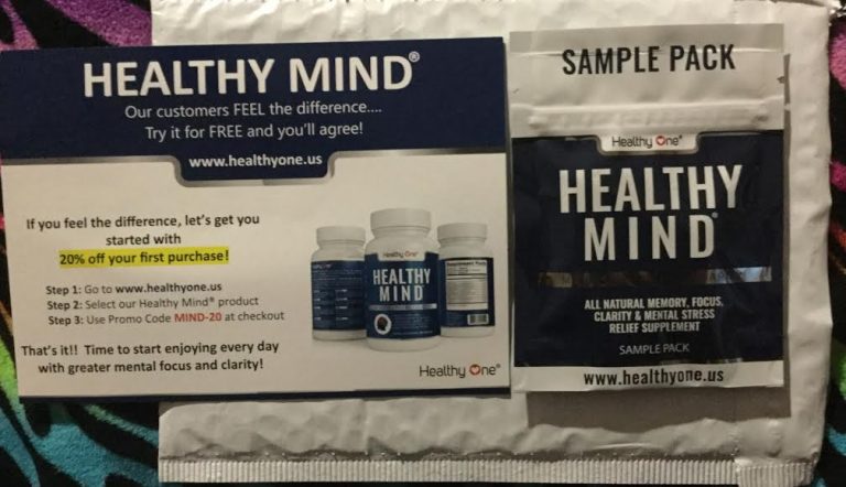Free Healthy One Healthy Mind Supplement Samples
