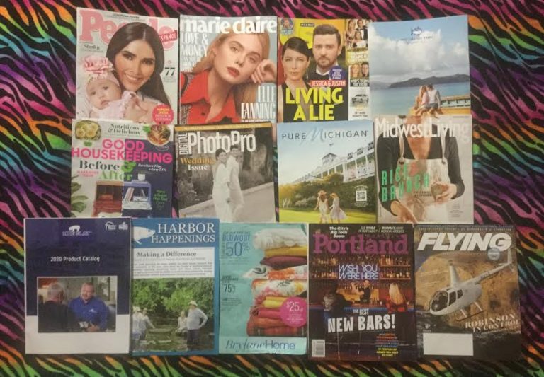 📬02-18-2020 FREE mail 👼People 💋 Marie Claire 👪 US weekly 🐟 Southern Tide 🖥 Good Housekeeping 📸 Digital Photo Pro  💐 Pure Michigan 🍞 Midwest Living 🐖 Hog Slat 🐡 Harbor Happenings 🛏 Brylane Home 🍻 Monthly Portland 🛩Flying 📚