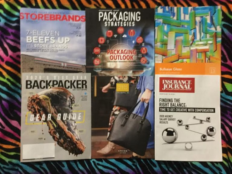 📬 03-12-2020 FREE mail 🏪 Store Brands  📦 Packing Strategies 🎯 Bullseye Glass 👟 Back Packer  🎒 Moore & Giles 👜 📑Insurance Journal 📚