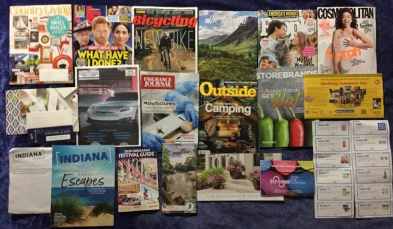📬 04-04-2020 FREE mail 🖼 Country Living 👪 Us weekly 🚵 Bicycling 🏔 The Furrow 🐨 People 👒 Cosmopolitan 🚬Virginia Slims coupons 🔌 The Cooperative Connection 🍦 Insurance Journal 🎪 Outside 🌶 Store Brands 🐛 Spalding Fly Predators 🏖 Indiana perfect Escapes 🏳 Indiana Festival Guide 🗺  Indiana Roadway Map 🌺 Proven Winners Gardener’s Idea Book 🍴 Kroger coupons 📚