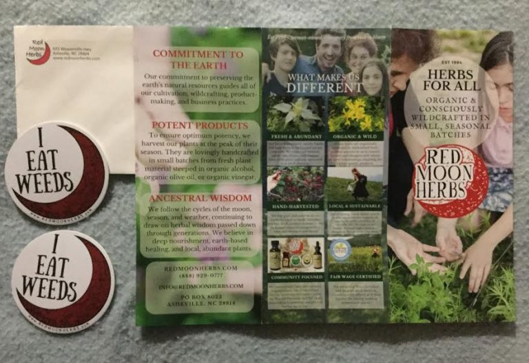 Free I Eat Weeds Stickers from Red Moon Herbs