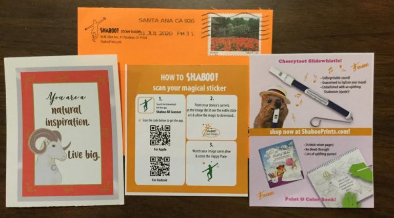 Free SHABOO Scannable Sticker
