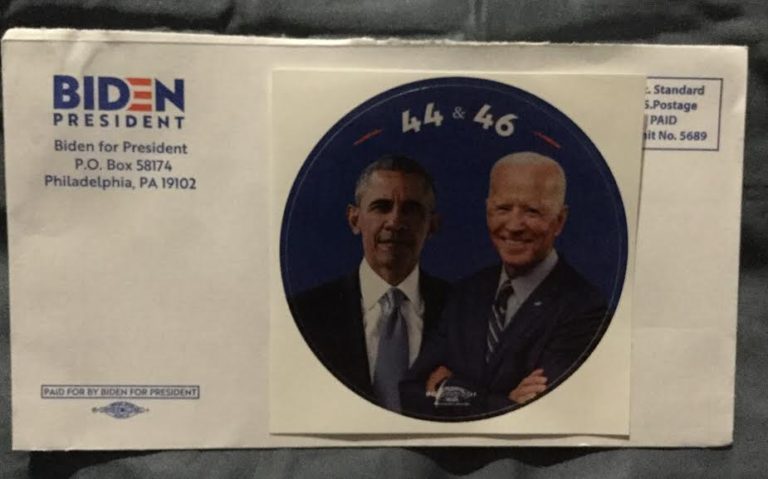 Free 44 & 46 Barack Obama & Joe Biden Sticker