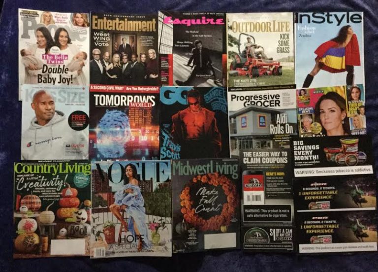 📬 8-29-2020 FREE mail 👪People 📽 Entertainment weekly 🕴Esquire 🌾 Outdoor Life👗 In Style 👑 King Size 🖖 Tomorrow’s World 💂 GQ 🏪 Progressive Grocer 🎧 US weekly 🎃 Country Living 👙 Vogue 🕸 Midwest Living 🐻 Grizzly 🐂 Longhorn 👿 Redman 🚭 Redman coupons 📚