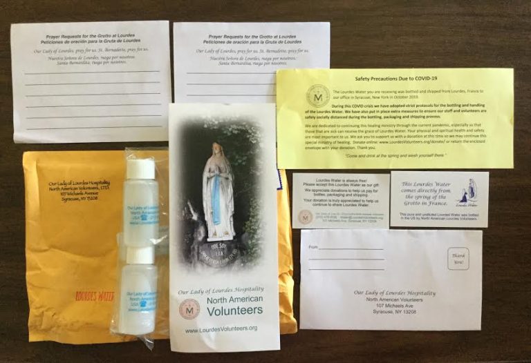 Free Our Lady of Lourdes Hospital Holy Water