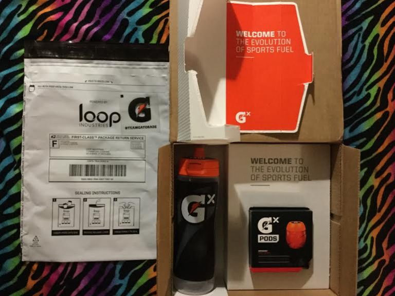 Winner in the Gatorade gx  bottle instant win game