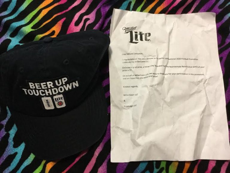 Winner in the #MillerLite National 2020 Football Promotion