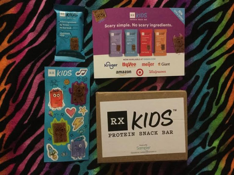 Free R.X Kids   Protein Snack chocolate chip Bar