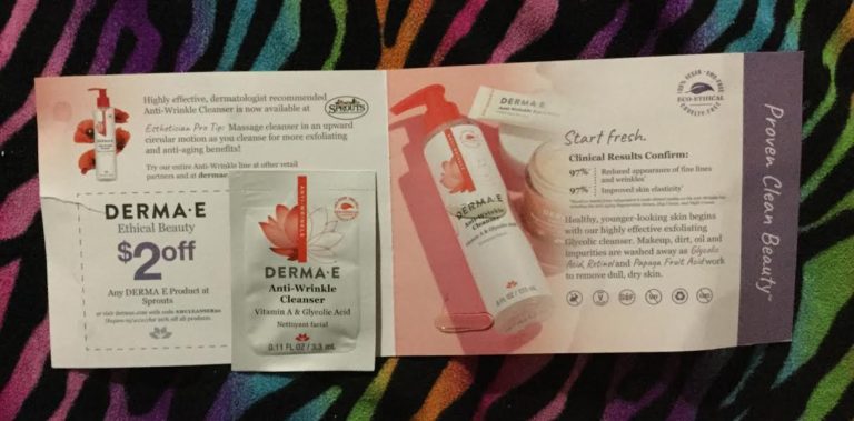 Free Derma E  Anti-Wrinkle Cleaner