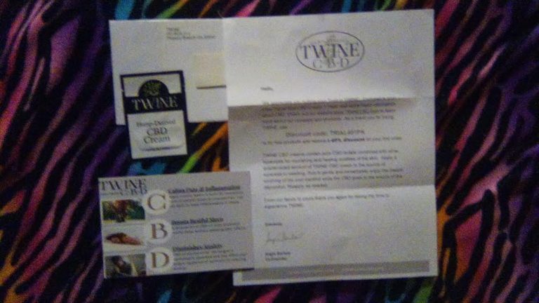 Free sample of Twine Hemp-CBD Cream