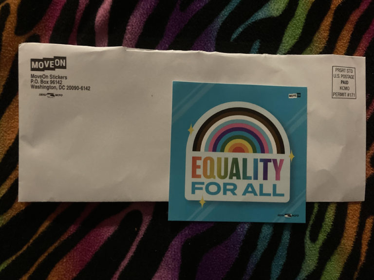 Free Equality For All sticker