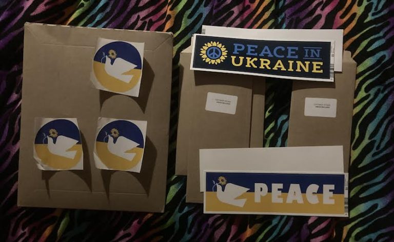 Free Peace in Ukraine  Stickers