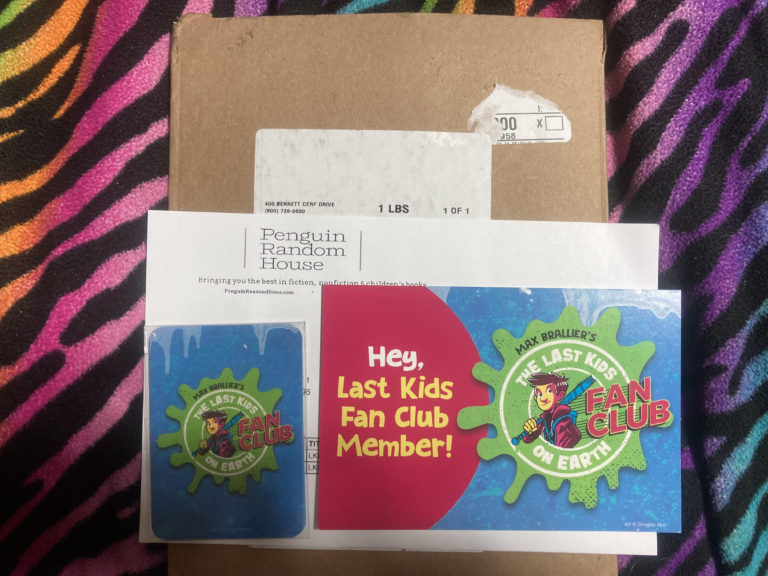 Free Max Brallier ‘s The Last Kids Fan Club  Kit