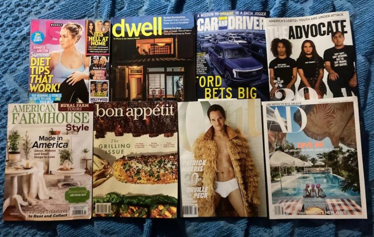 📬 7-9-2022 FREE mail 👙 US weekly 🏡 Dwell 🚚  Car and Driver 🏫 The Advate 🏚 American Farm House 🌽 Bon Appetit 😑 Out 🏊 AD 📚