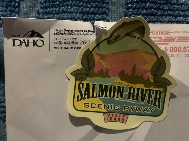 Free Salmon   River  Scenic Byway  Visit Idaho  sticker