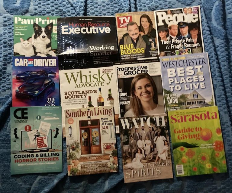 📬 9-23-2022 FREE mail 🐈🐕Paw Print 👷 Human Resource Executive 📺 TV guide 👑 People 🚔 Car  and Driver 🍾 Whisky Advocate 🏪 Progressive Grocer 🏡 Westchester 💻 CE 🚪 Southern Living 📽 Watch ⏺ Sarasota 🎃