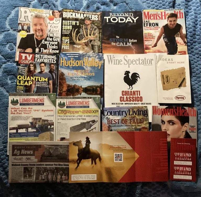 📬 9-10-2022 FREE mail  📿  People 🏹 Buckmasters 🌩 Beyond Today 🏋 Men’s Health 📺 TV guide 🌄 Hudson Valley 🍷 Wine Spectator 🔑 Digi-Key Electronics 🌳 Lumbermens August 🌲 Lumbermens September ❤