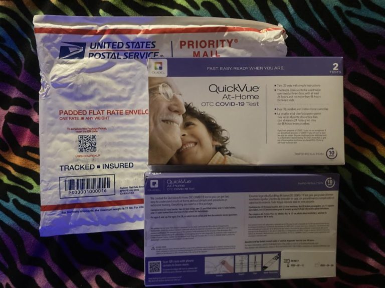 Free Quick Vue At-Home OTC Covid-19 Test