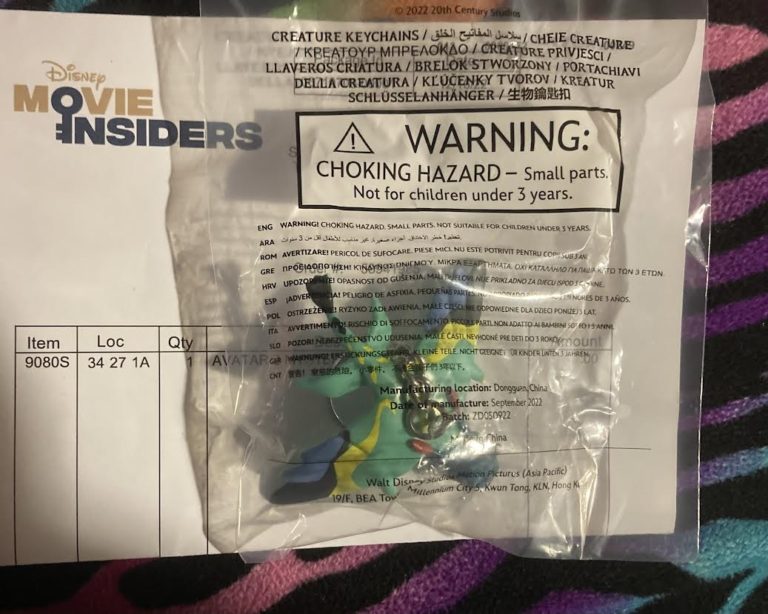 Free Avatar 2 Mystery Key chain using Disney Movie   Insiders Points