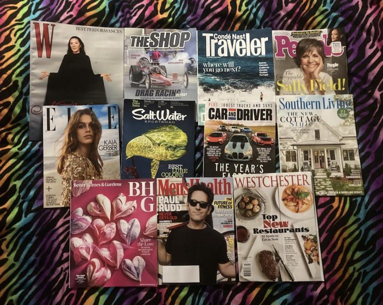 📬 2-4-2023 Free mail 👗 W 🏎 The Shop 🏊 Conde Nast Traveler 👪  People 👙 Elle 🐠 Salt Water Sportsman 🚗 Car and Driver 🏡 Southern Living ❤ Better Homes & Gardens 🏋 Men’s Health 🍖 Westchester 📚