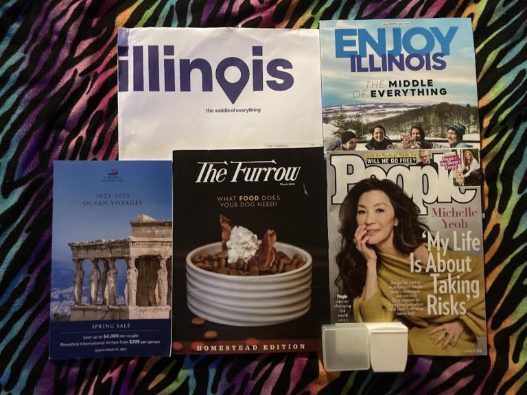 📬 3-4-2023 FREE mail 🗾 Enjoy Illinois Guide 🚢 Viking 2023-2025  Ocean Voyages Guide 🐕 The Furrow 👪 People 📚