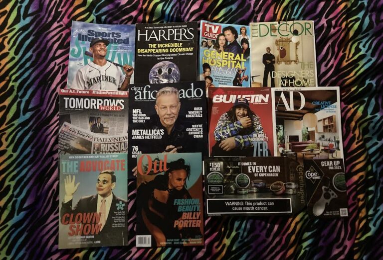 📬 3-25-2023 FREE mail ⚾ Sports Illustrated 🌏  Harper’s magazine 📺 T V Guide 💡 Elle Decor 🌐 Tomorrow’s World 🚬 Cigar Aficionado 😁 The Red Bulletin 🖼  AD ✋ The Advocate 🕴 Out 🚭  Copenhagen coupon 📚
